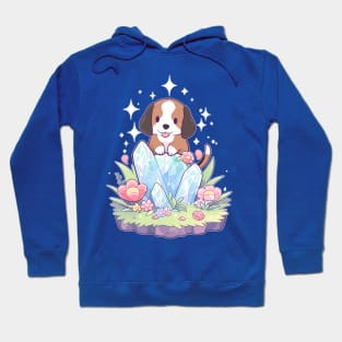 Beagle Dog Crystal Hoodie